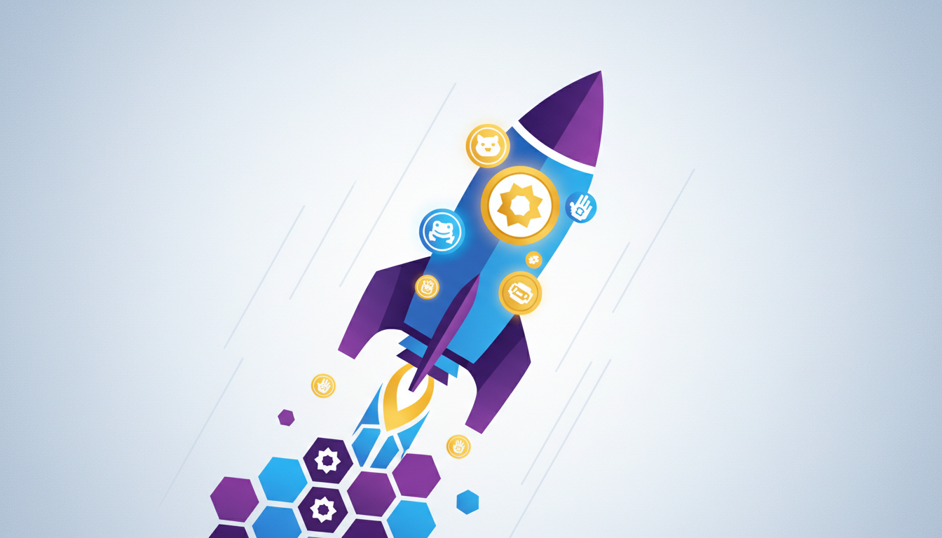 Hero illustration for article: Solana Meme Coins Surge: Is This the Next Crypto Boom?