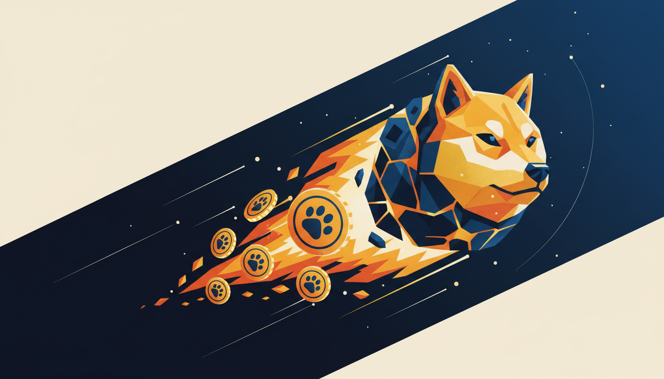 Hero illustration for article: Asteroid Shiba Rockets 980%: Inside the Meme Coin Madness of April 2026