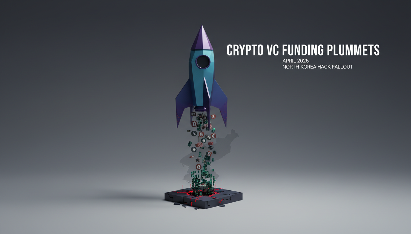 Crypto VC Funding Plummets in April 2026 Amid North Korea Hack Fallout