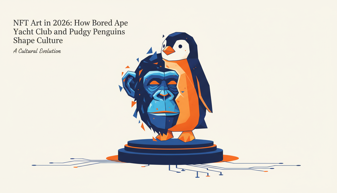 NFT Art in 2026: How Bored Ape Yacht Club and Pudgy Penguins Shape Culture