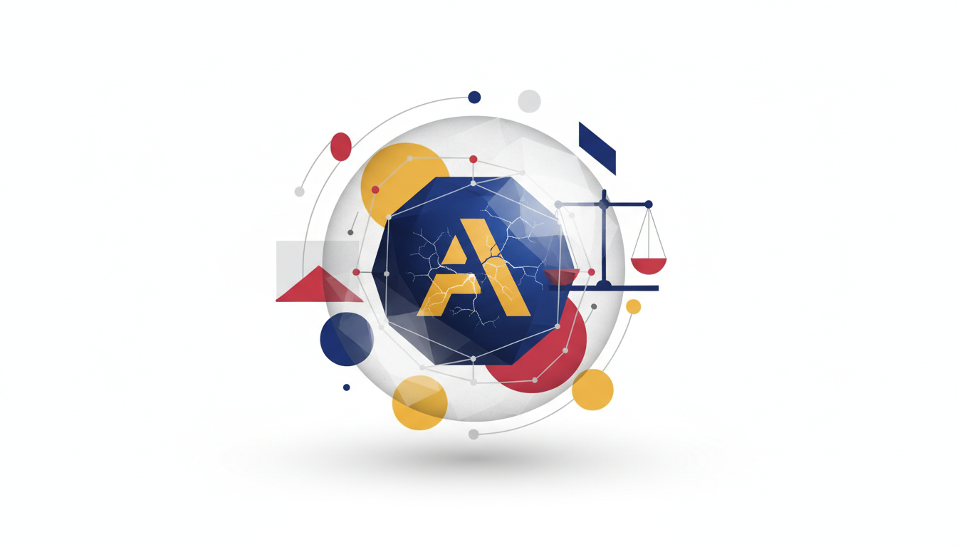 Hero: A digital illustration of a futuristic blockchain network with Arbitrum and Uniswap logos, intertwined with legal documents and voting ballots, symbolizing governance challenges