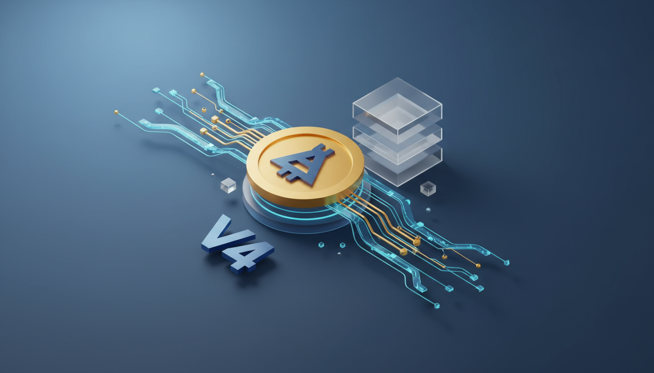 Hero: A futuristic digital landscape showing Bitcoin interconnected with DeFi protocols through trustless bridges