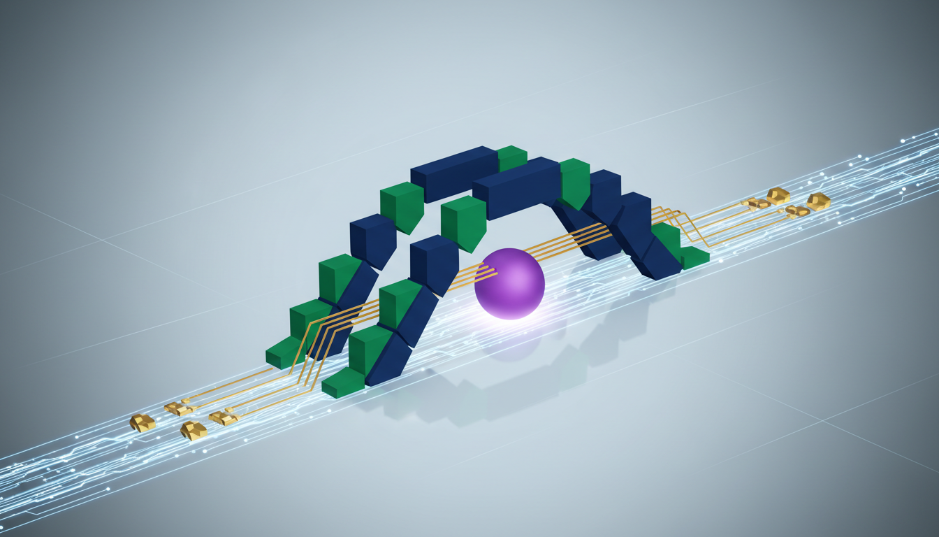Hero: A futuristic digital landscape of Ethereum's blockchain network with glowing Layer 2 connections bridging data streams between towering nodes