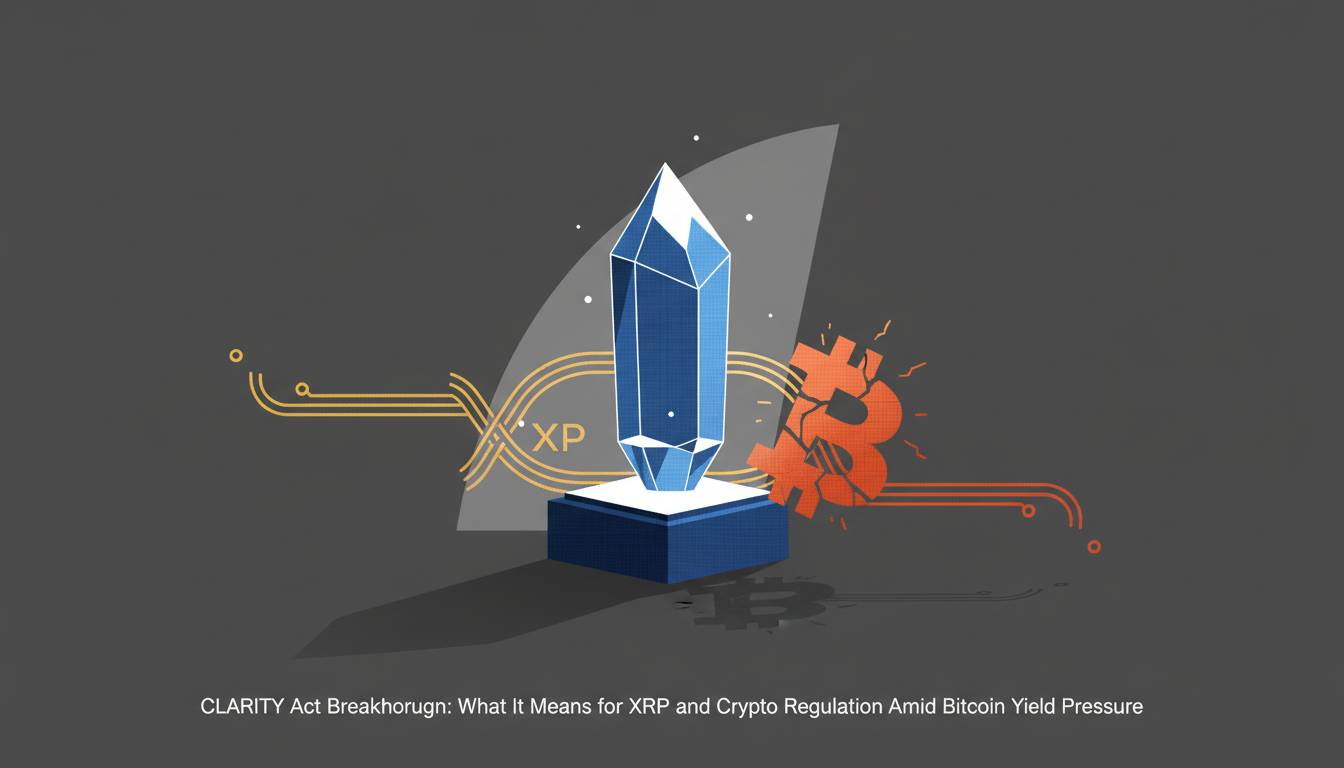 CLARITY Act Breakthrough: What It Means for XRP and Crypto Regulation Amid Bitcoin Yield Pressure