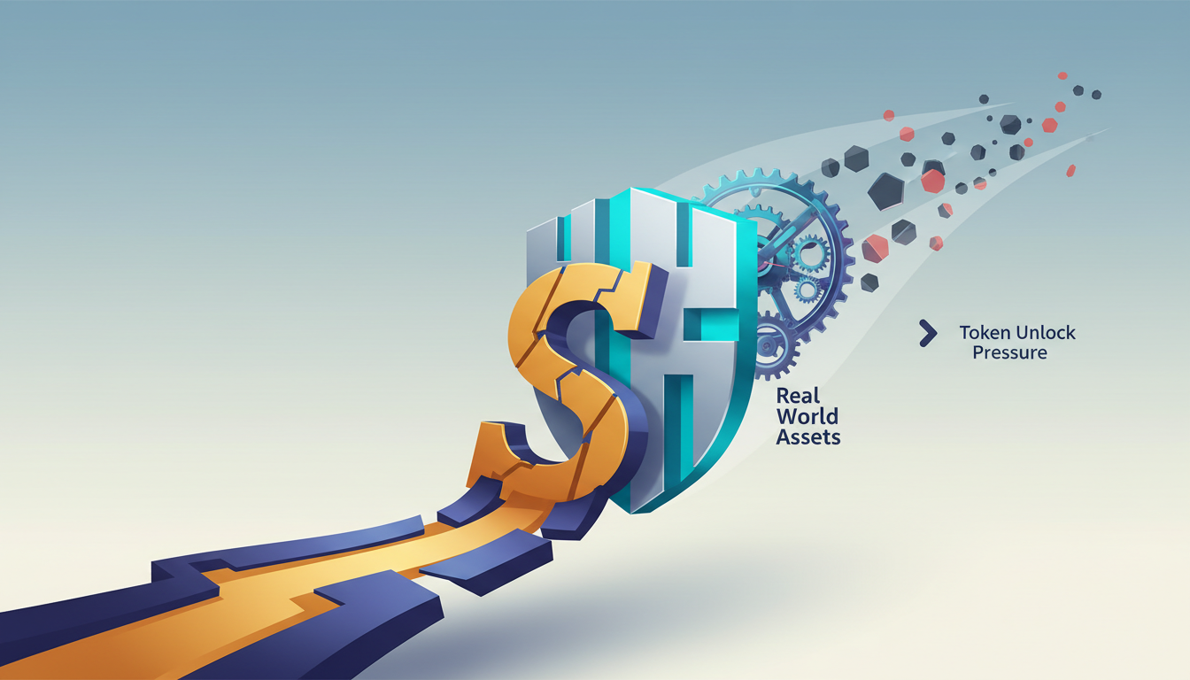 Hero: A vibrant digital illustration of Solana blockchain nodes glowing with streams of real-world asset data flowing into the network, set against a backdrop of financial charts and institutional icons