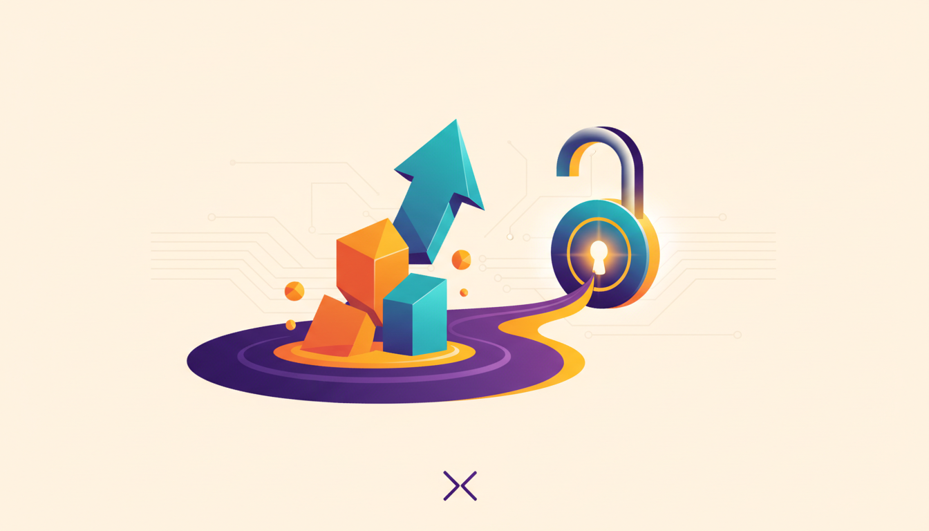 Hero: A digital visualization of the FTX logo shattering and reforming into upward-trending price charts with glowing token symbols against a dark financial market backdrop