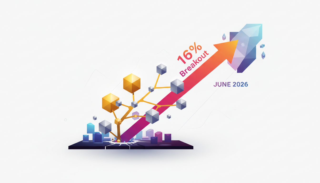 Hero: A visualization of the Bittensor TAO token price chart breaking out upward with decentralized AI network nodes glowing and volume spikes indicated on a digital trading interface