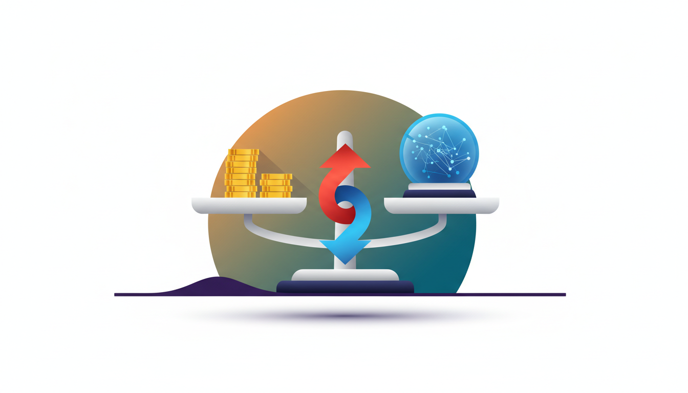 Hero: A digital illustration of a federal courtroom divided by a glowing regulatory boundary, with the CFTC emblem on one side and state seals on the other, documents labeled prediction markets and Kalshi scattered across the scene
