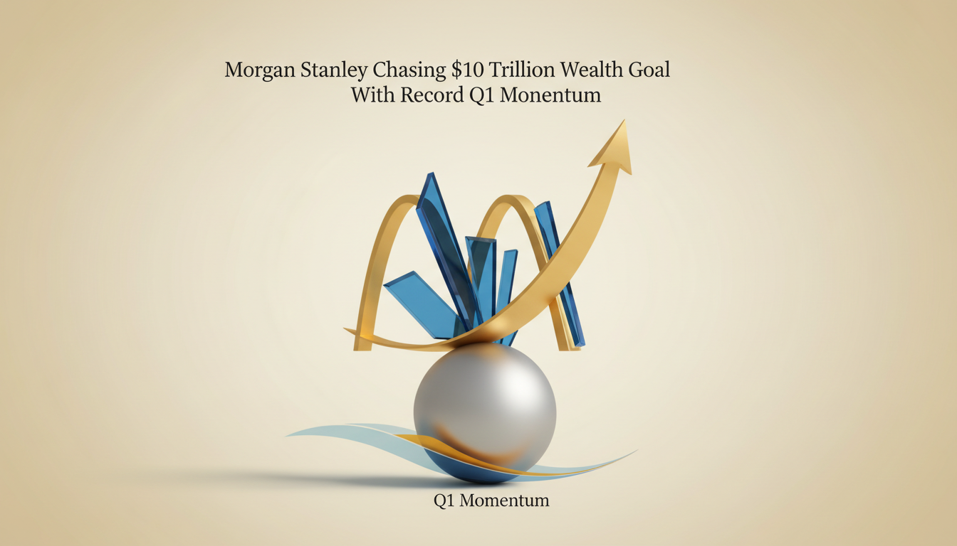 Morgan Stanley Chasing $10 Trillion Wealth Goal With Record Q1 Momentum
