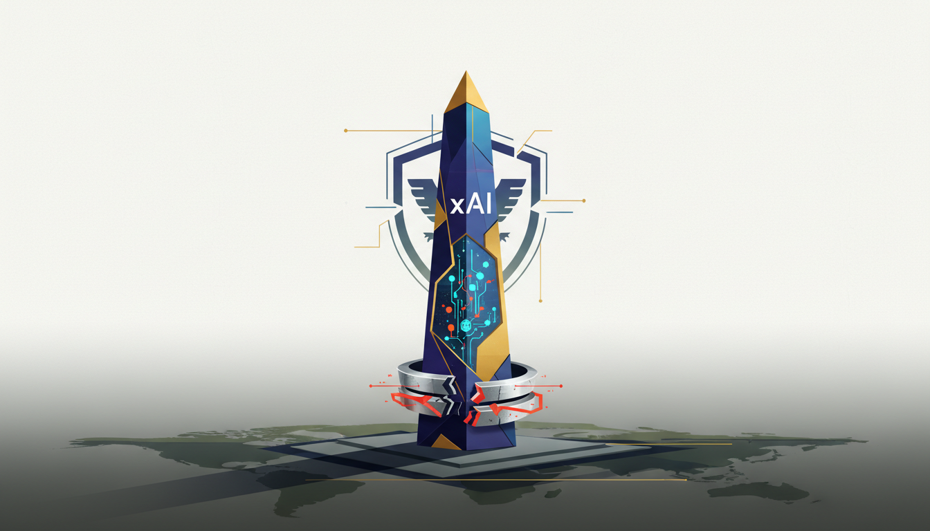 Hero illustration for article: xAI Regulatory Clash Raises National Security Stakes for AI-Crypto