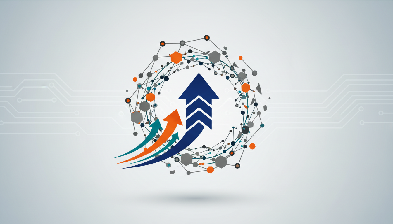 Hero: Digital visualization of capital flowing from centralized AI platforms into blockchain-based AI crypto tokens like FET and NEAR, with glowing network nodes and upward price charts in a stormy June 2026 market backdrop