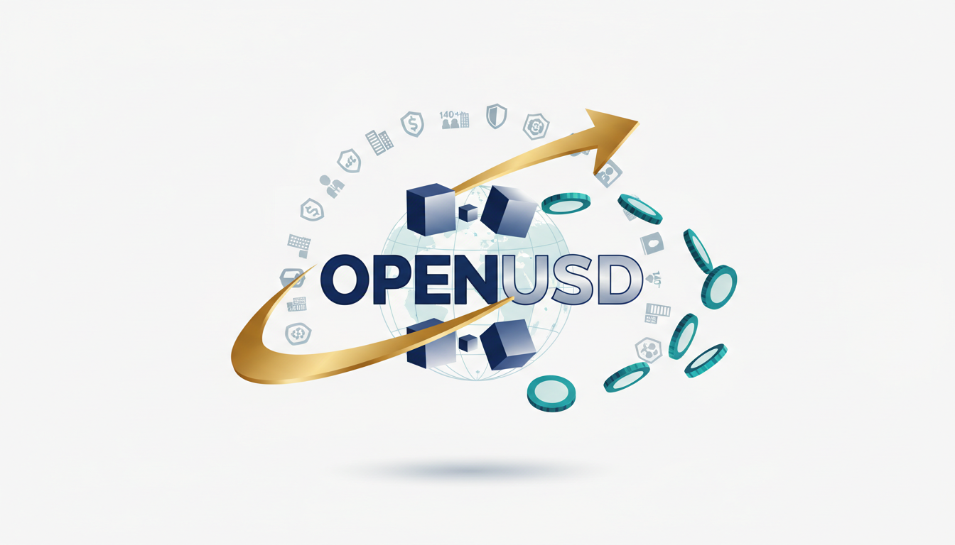 OpenUSD Backed by 140+ Firms Challenges USDC as BlackRock Pivots