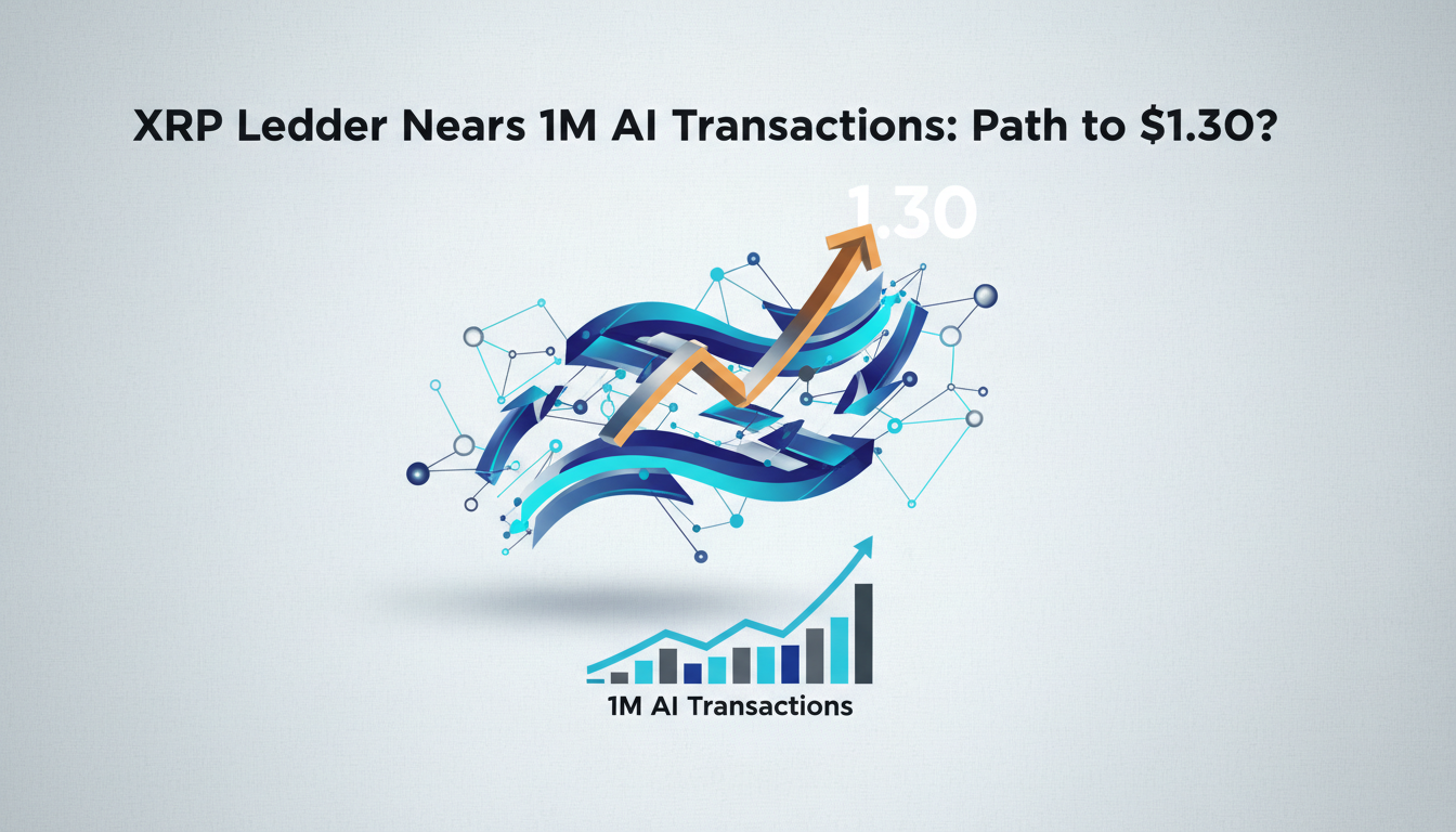 XRP Ledger Nears 1M AI Transactions: Path to $1.30?