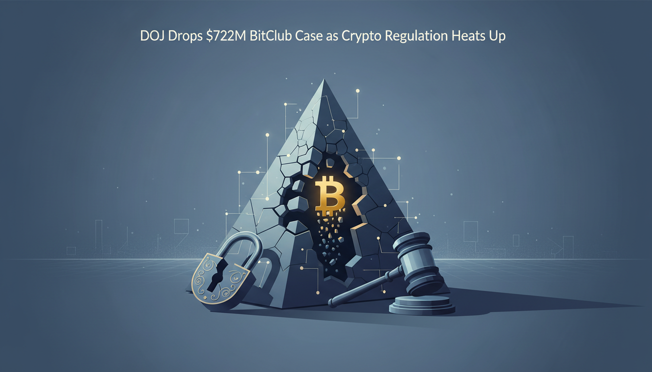 DOJ Drops $722M BitClub Case as Crypto Regulation Heats Up