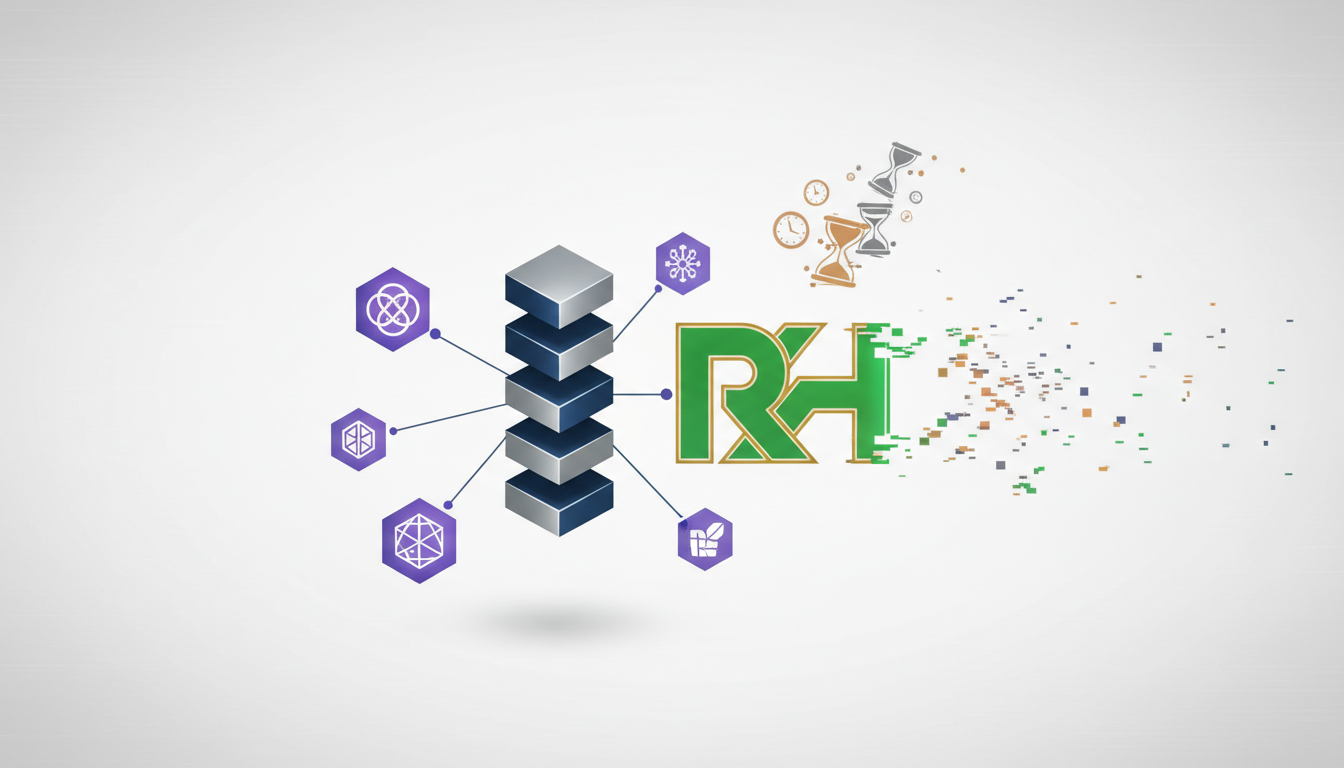 Hero: A visualization of blockchain networks with Uniswap logos connecting to Robinhood Chain and Sablier icons fading into maintenance mode