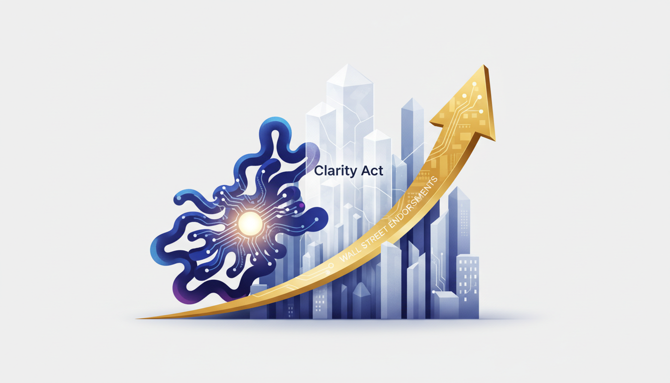Wall Street Endorsements for Clarity Act Collide With Zama FHE Infrastructure Gains