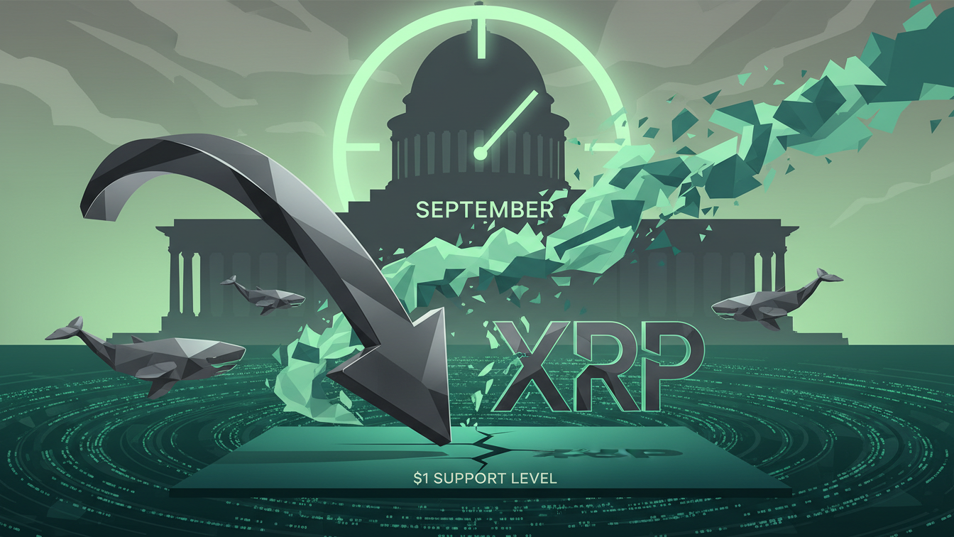 Editorial illustration for XRP Slides on CLARITY Act Delay as August 2026 Regulatory Uncertainty Hits