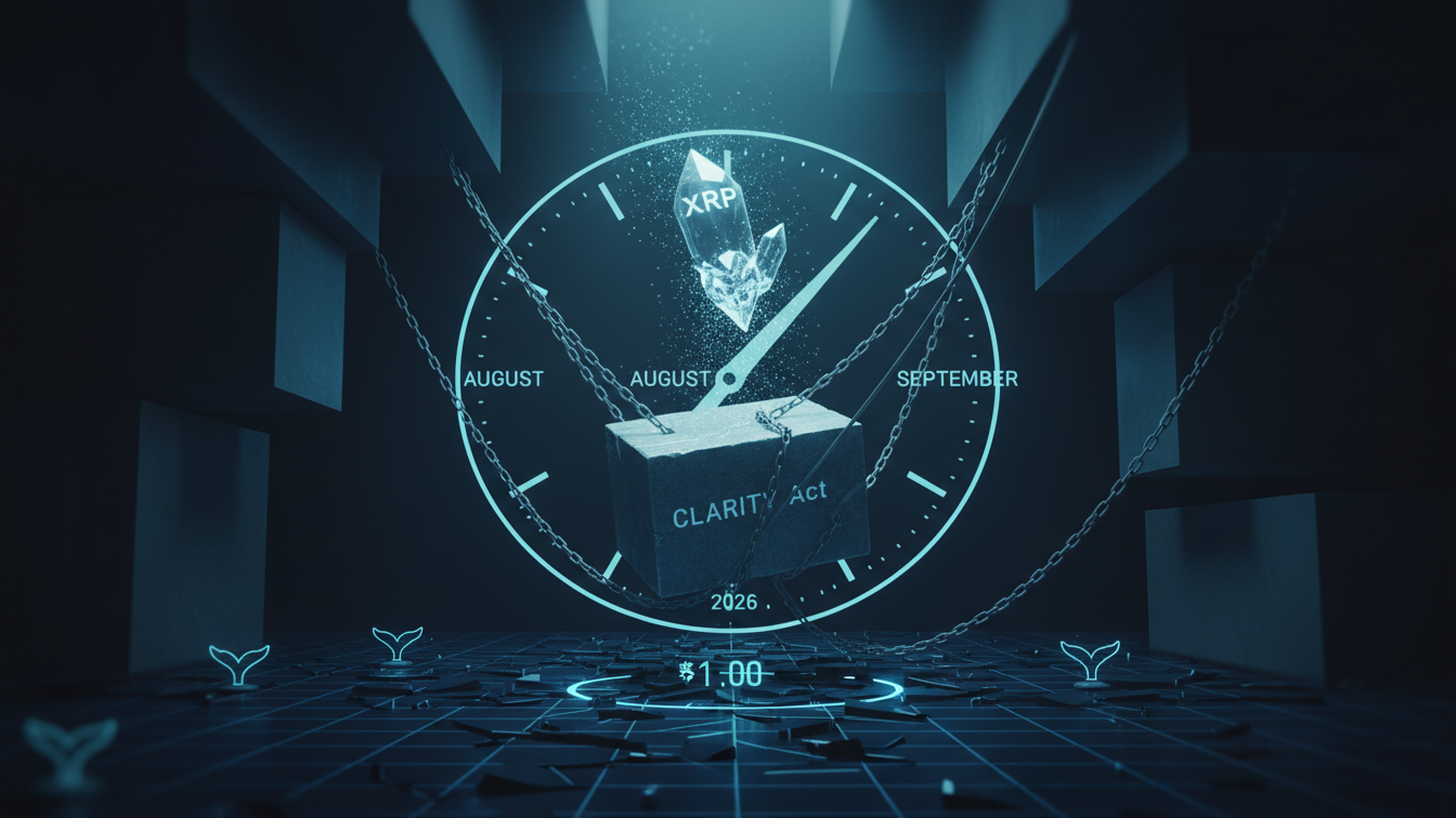XRP Slides on CLARITY Act Delay as August 2026 Regulatory Uncertainty Hits