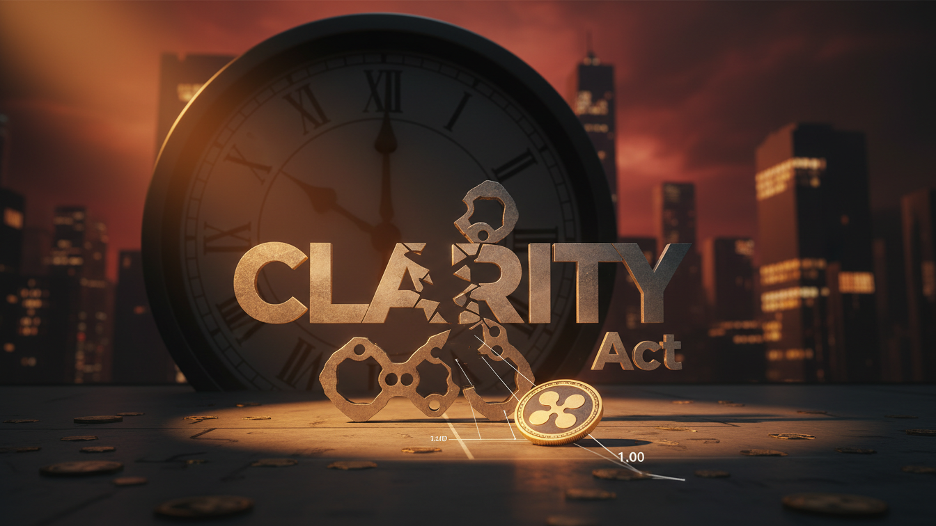XRP Slides on CLARITY Act Delay as August 2026 Regulatory Uncertainty Hits