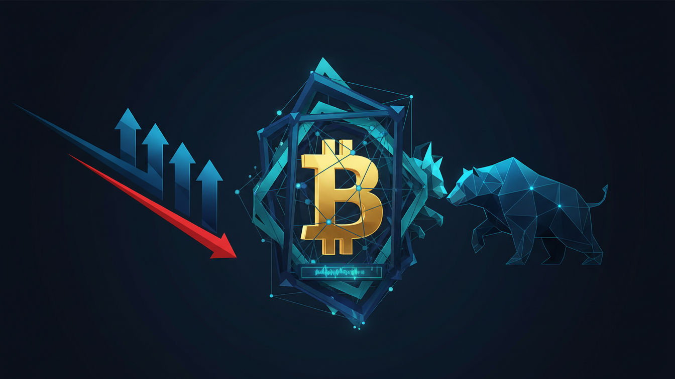 Editorial illustration for Bitcoin Rally Fades Amid Hedge Fund Shift to Net Long Positions