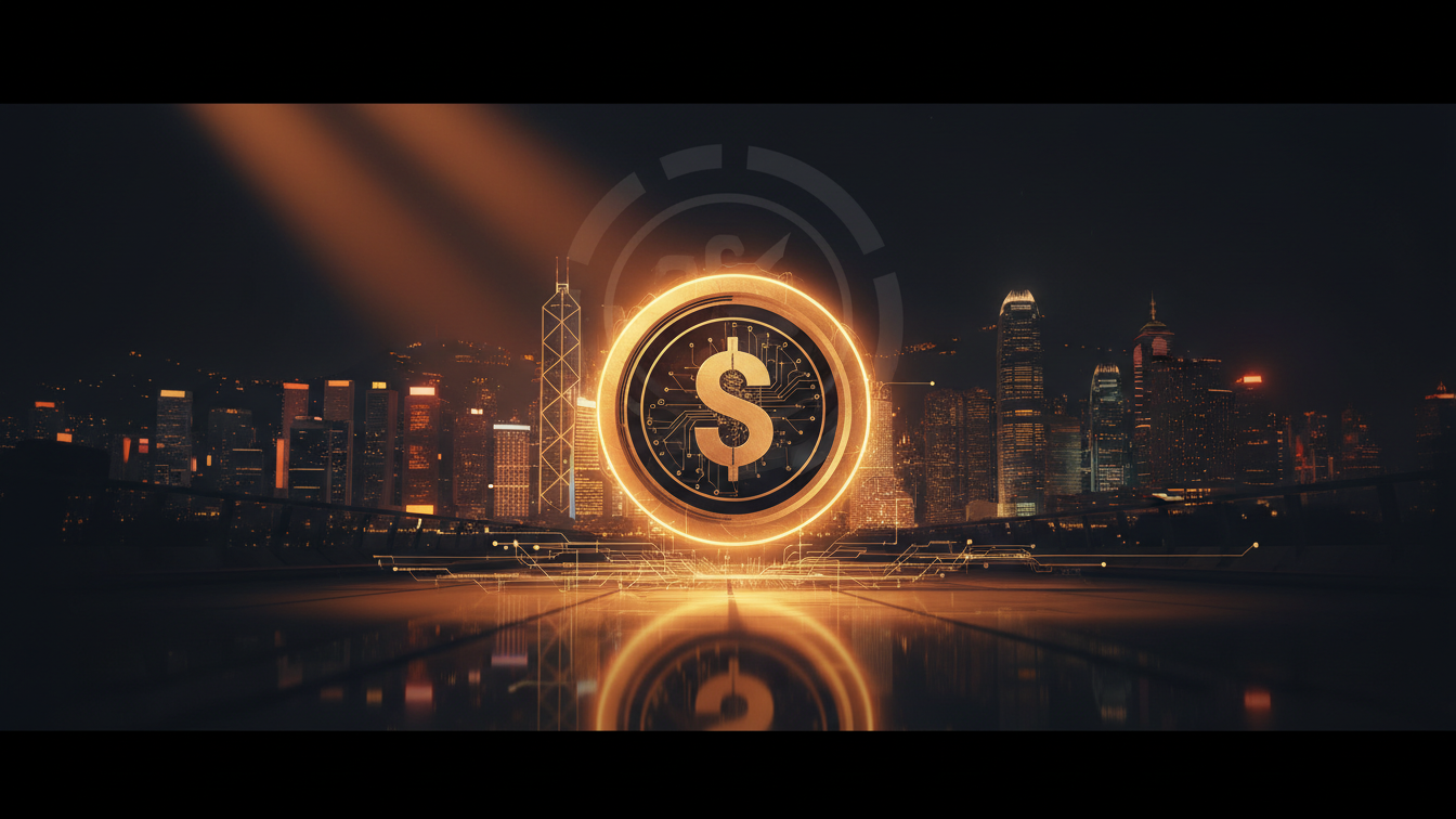Editorial illustration for HKDAP Stablecoin Institutional Rollout Begins in Hong Kong