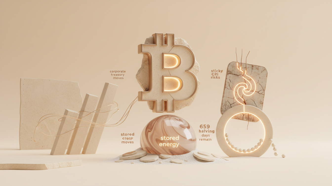 Editorial illustration for Bitcoin Price Action: Metaplanet Moves and Sticky CPI Risks