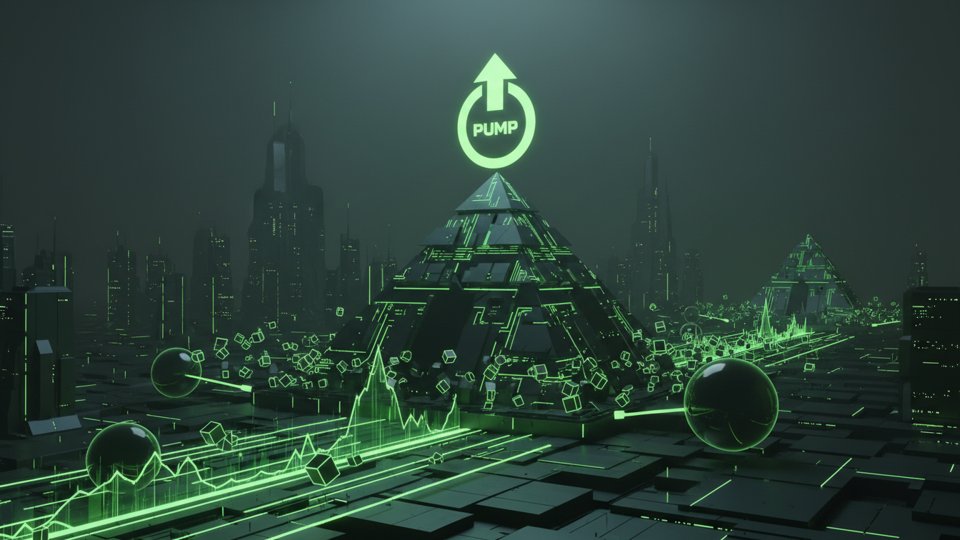 Editorial illustration for Pump.fun Hits Third in Revenue Amid Meme Coin Surge