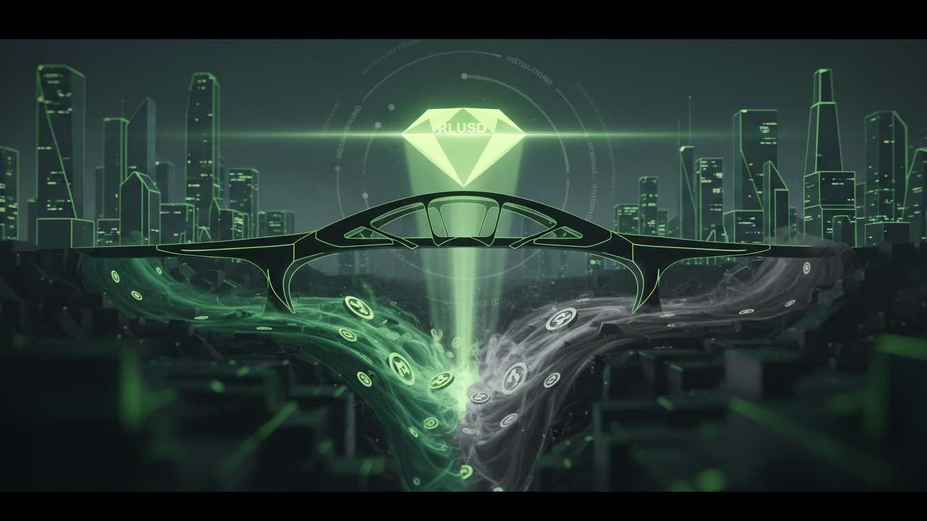 Editorial illustration for RLUSD Adoption Accelerates as XRP Ledger Overtakes Ethereum