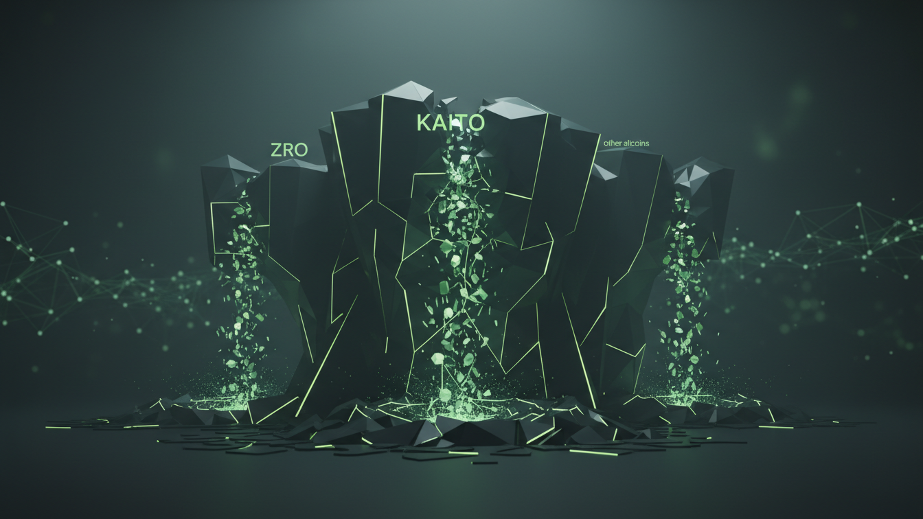 Editorial illustration for KAITO Slides 11% on 32.6M Unlock: More Losses Ahead?