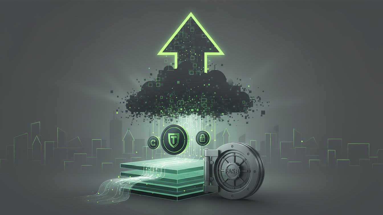 Editorial illustration for FASB Move Could Accelerate Stablecoin Adoption as Cash Equivalents