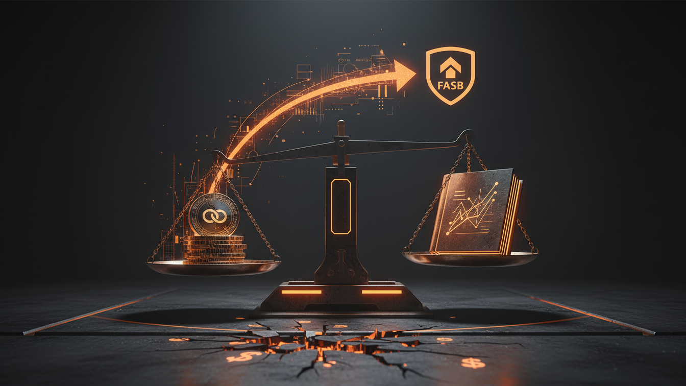 Editorial illustration for FASB Move Could Accelerate Stablecoin Adoption as Cash Equivalents