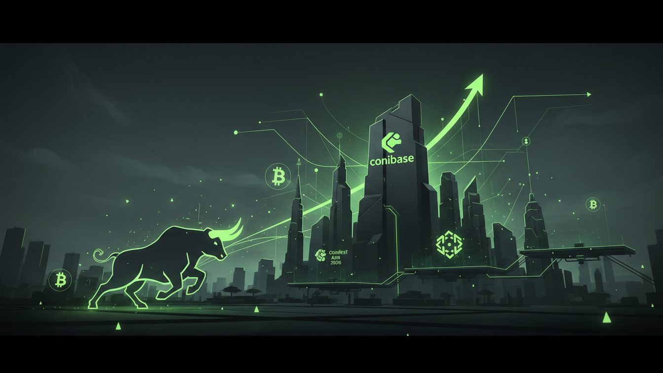 Editorial illustration for Coinbase ETH Defense Highlights Tensions as Crypto Trends Turn Bullish
