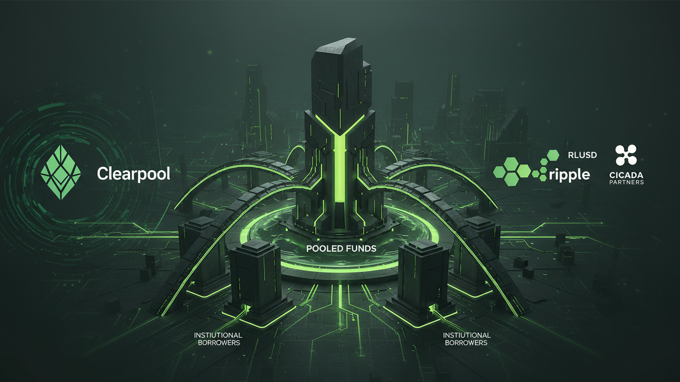 Editorial illustration for Clearpool Lending Protocol Launch Strengthens XRP Ledger DeFi