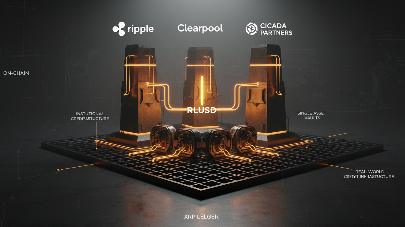 Editorial illustration for Clearpool Lending Protocol Launch Strengthens XRP Ledger DeFi