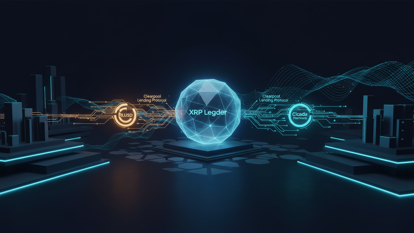 Editorial illustration for Clearpool Lending Protocol Launch Strengthens XRP Ledger DeFi