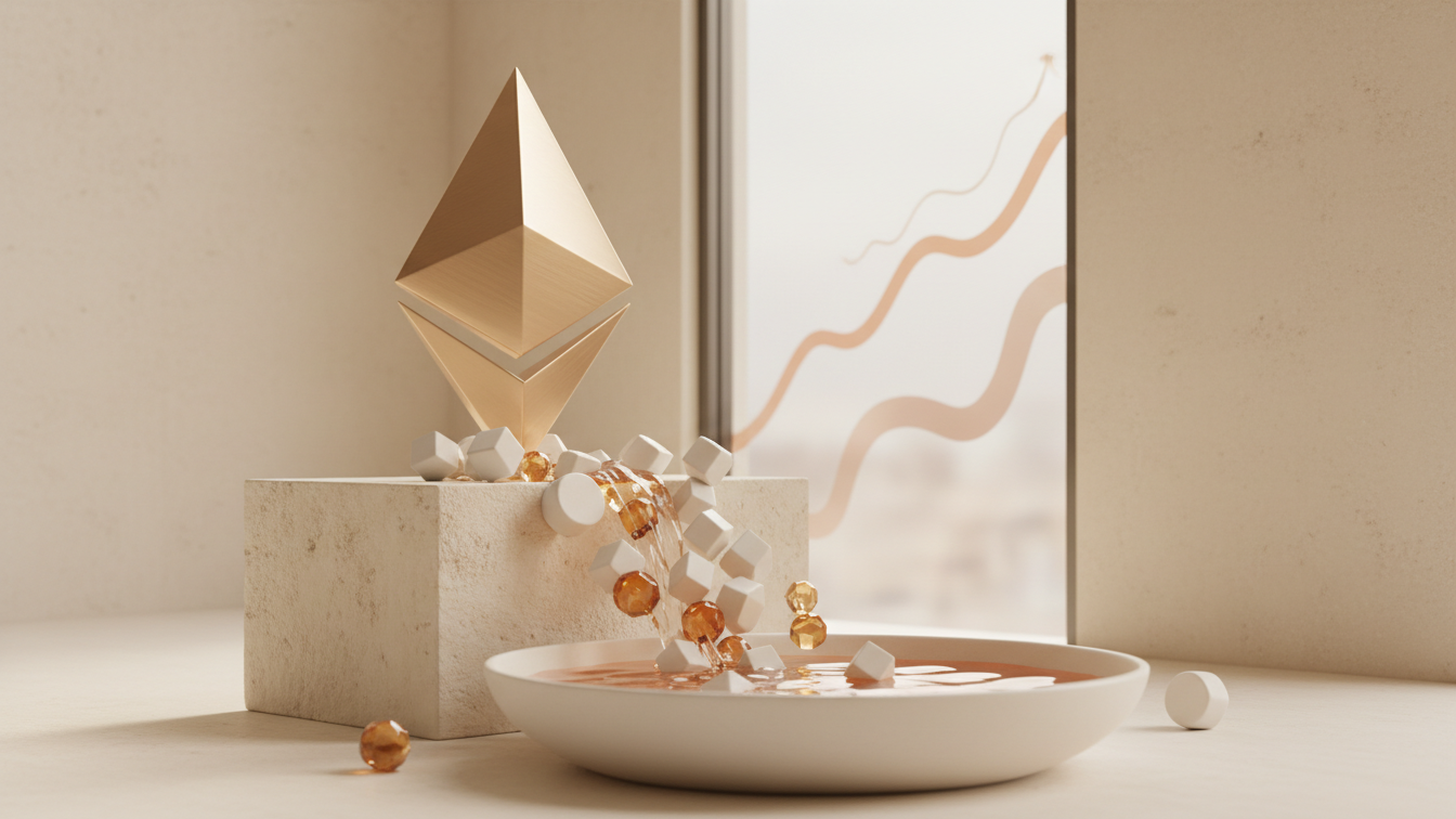Editorial illustration for BitMine Nears Ethereum Target as Wall Street Floods Altcoins