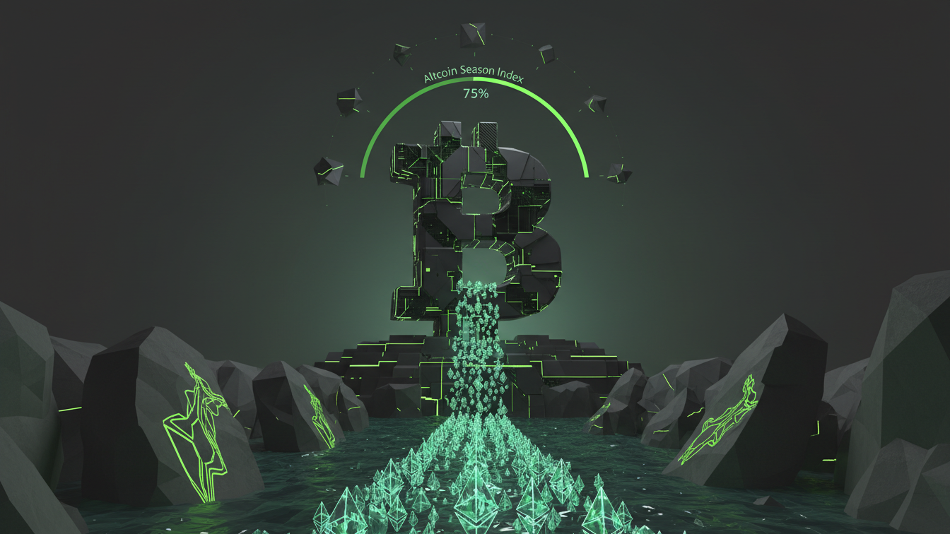 Editorial illustration for BitMine Nears Ethereum Target as Wall Street Floods Altcoins