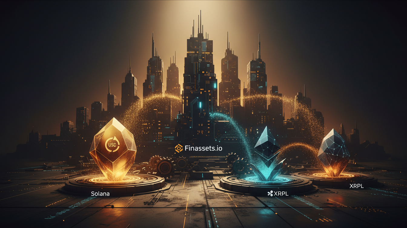 Editorial illustration for Stablecoin Adoption Accelerates as Merchants Gain USDC Support on Solana and RLUSD Supply Shifts Between Ethereum and XRPL Networks