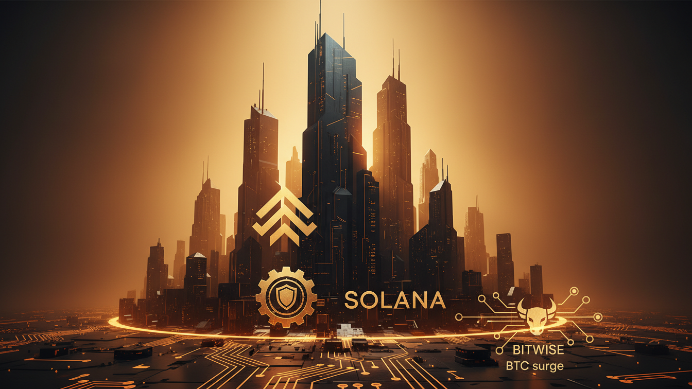 Editorial illustration for Solana Fee Reforms Divide Community as Schwab Adds SOL Amid BTC Surge