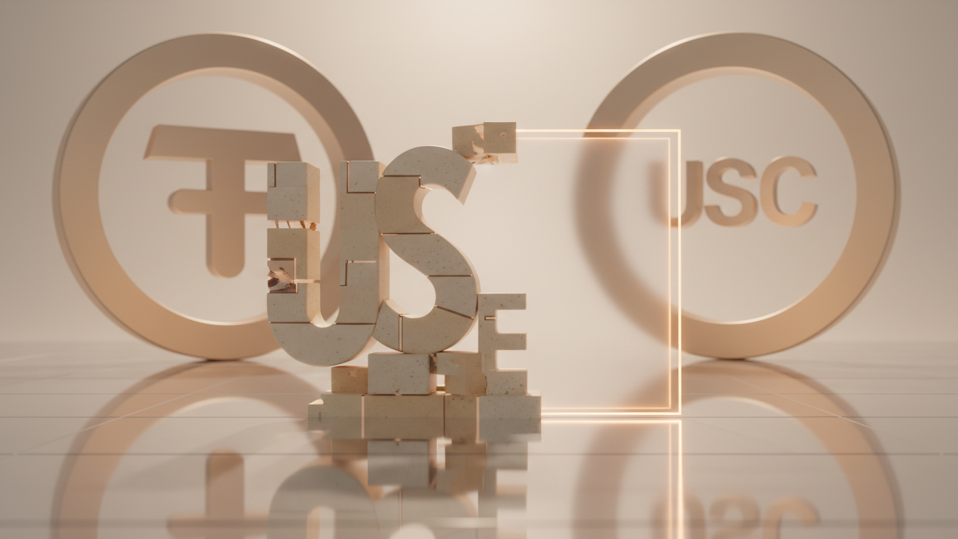 Editorial illustration for Ethena Buybacks Stall as USDe Supply Lags