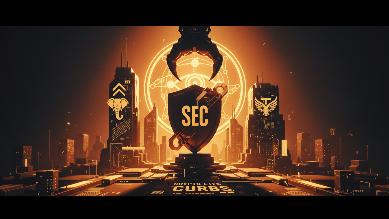 SEC Eyes Curbs on Exotic Crypto ETFs as UAE Backs Trump Bank Bid