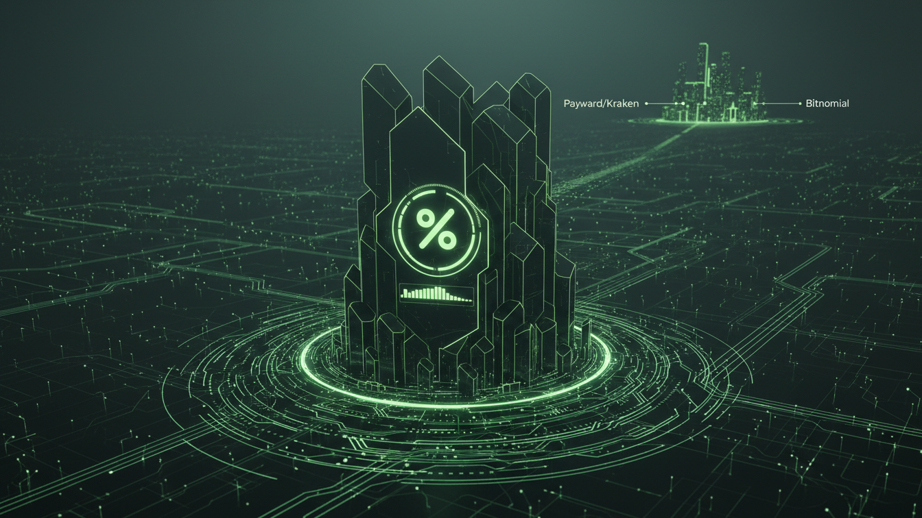 Editorial illustration for Hyperliquid Captures 70% of DeFi Perp Volume in 2026
