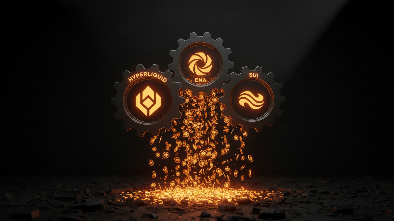 Editorial illustration for Hyperliquid and Rivals Face # Hyperliquid and Rivals Face $1.5B Token Unlocks This Week
.5B Token Unlocks This Week