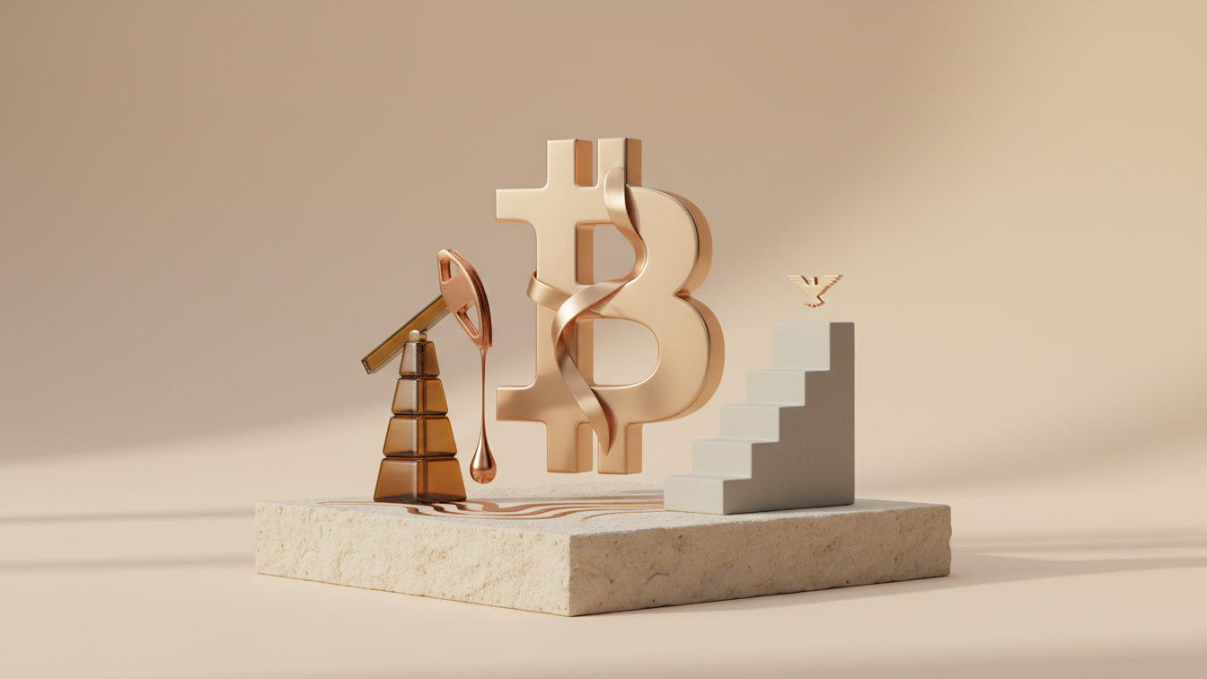Editorial illustration for Bitcoin Resilient at $77K-$78K Amid Oil Spike and Fed Signals