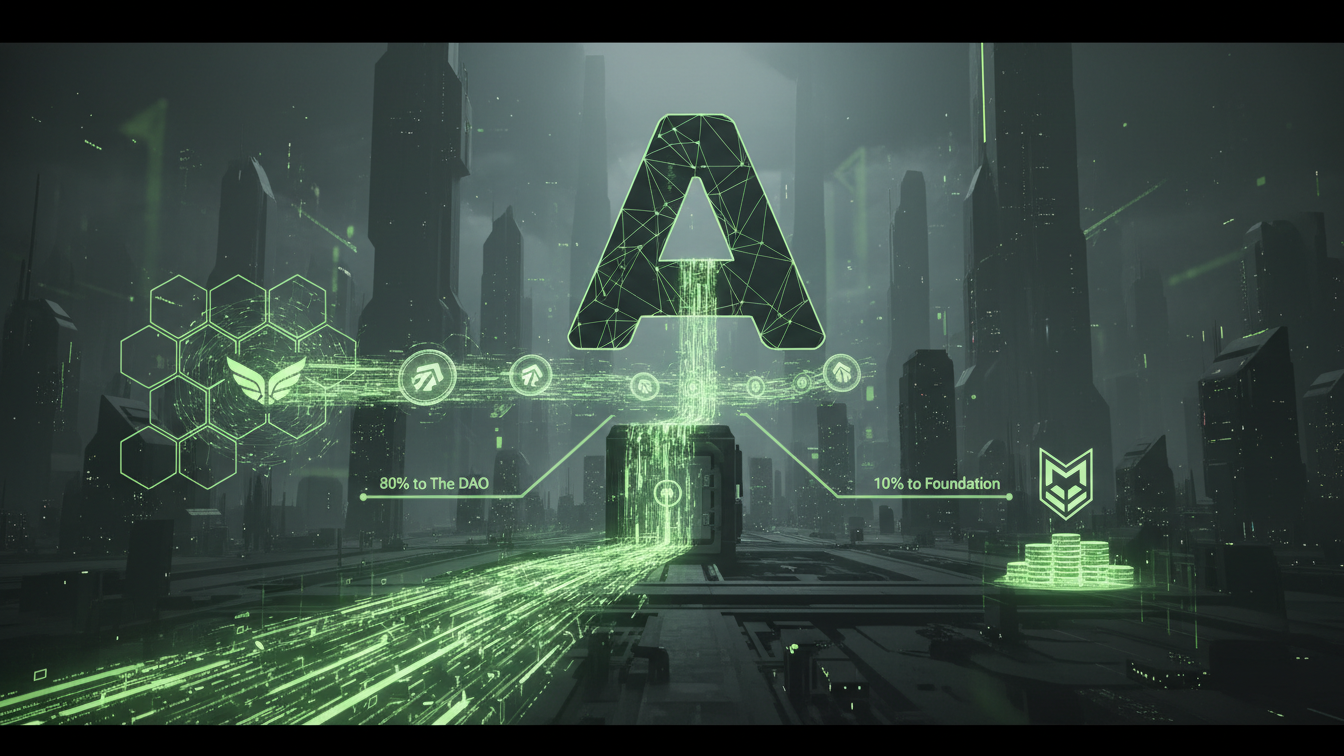 Editorial illustration for ArbitrumDAO Revenue Boom from Robinhood Chain Fuels ARB Gains