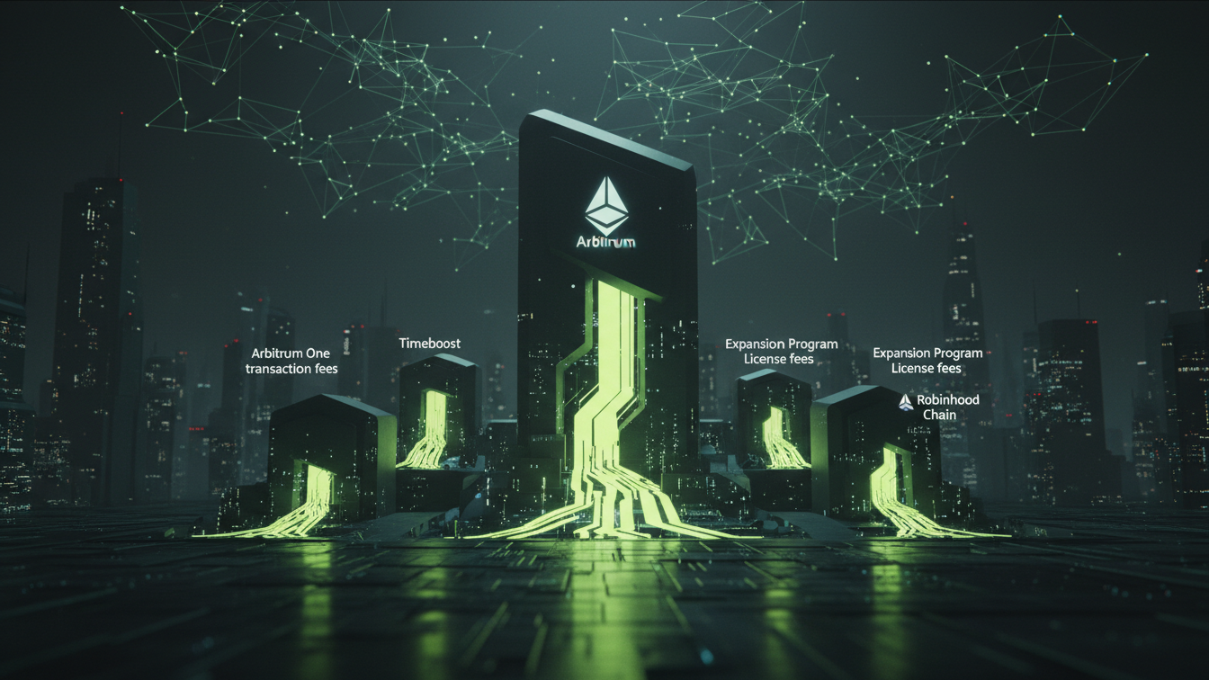 Editorial illustration for Arbitrum DAO Earns $6.2M in H1 2026 via Governance and Robinhood Chain