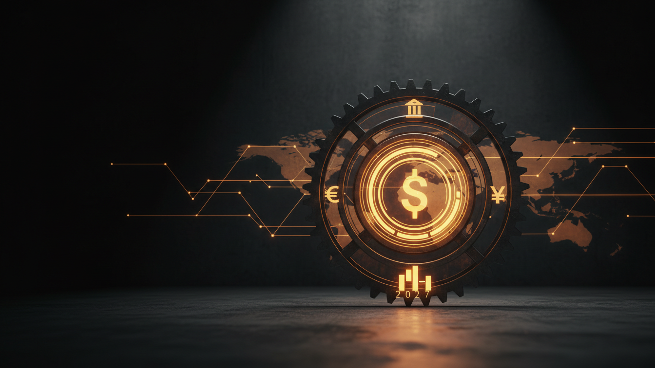 Editorial illustration for Goldman Sachs and 21 Banks Target 2027 USD Stablecoin Launch