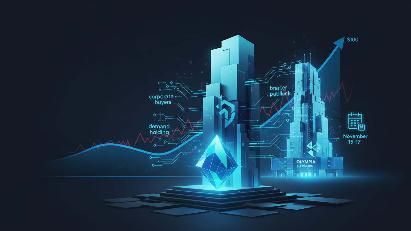 Editorial illustration for Solana Demand Holds Amid Pullback as Corporate Buyers Step In