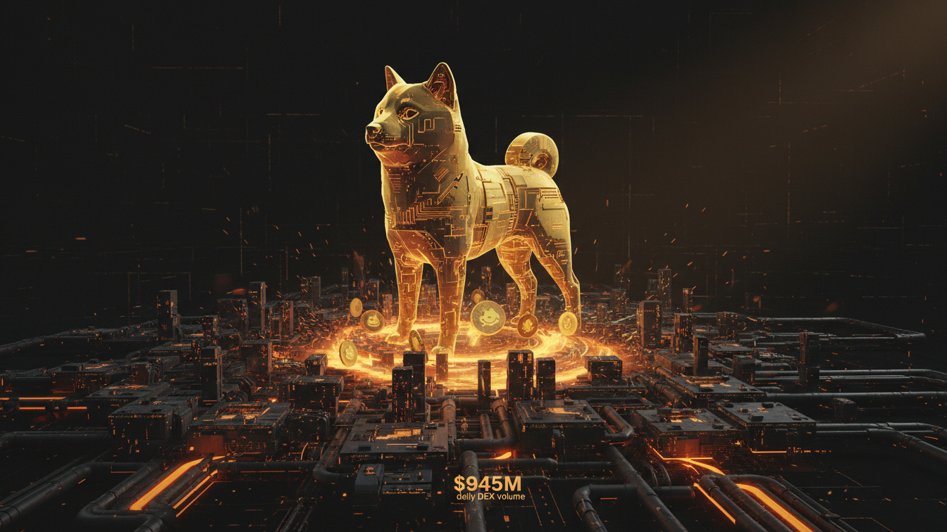 Editorial illustration for DOGE Set to Lead Meme Coins in September 2026 as Robinhood Chain Fuels Surge