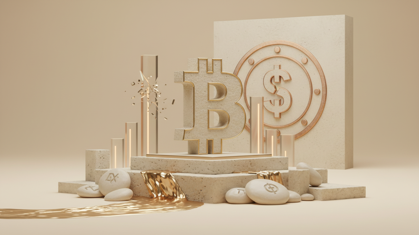 Editorial illustration for Bitcoin Holds Above $80K Amid $82.4K Rejection and Institutional Flows